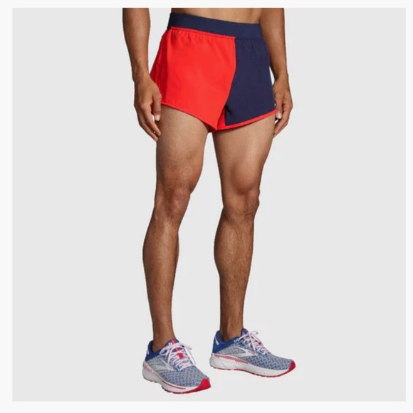 NWOT Brooks Sherpa 3in Split Men's Running Shorts - Picture 3 of 9